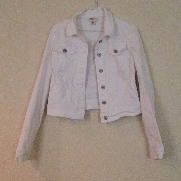 Mossimo Supply Co. Jackets & Blazers - White jean jacket